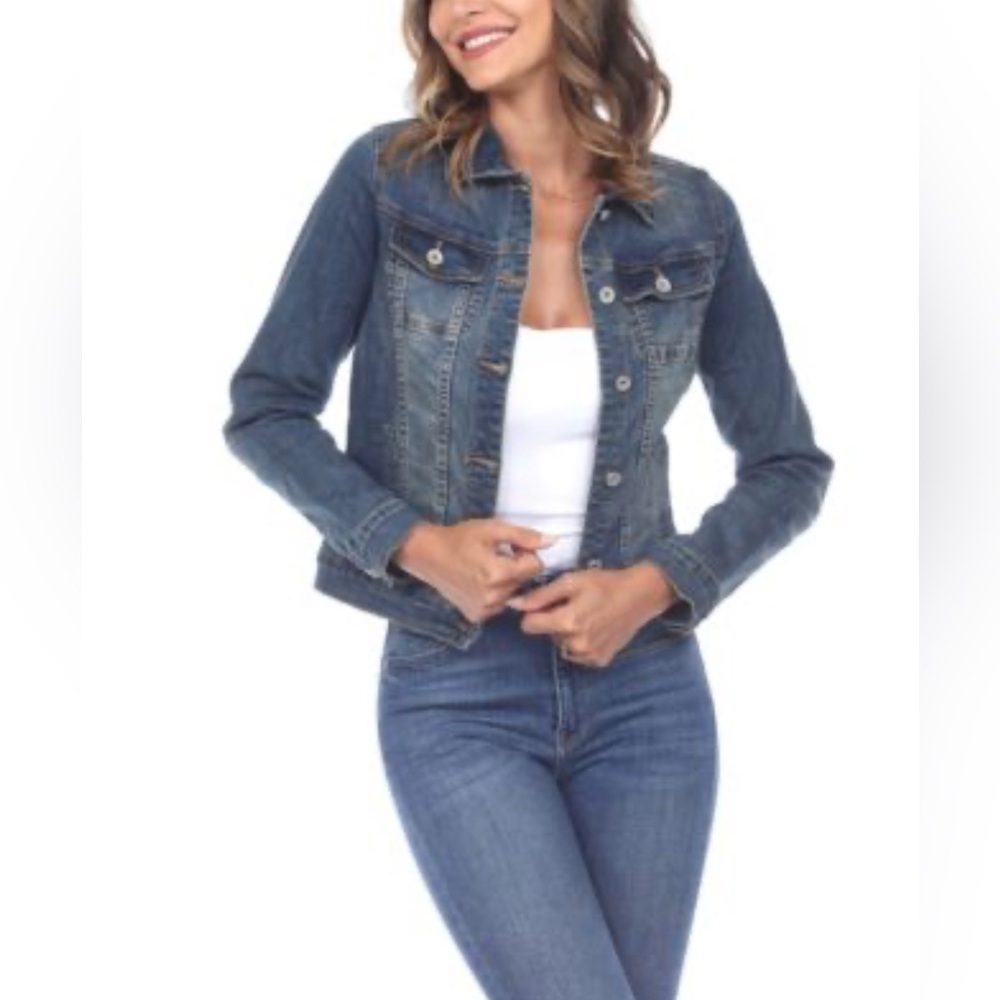 Like New Rewash Light Wash Blue Denim Jacket Size Large